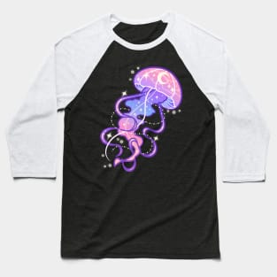 Sunset Jellyfish Baseball T-Shirt